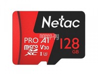 Фото 128Gb - Netac P500 Extreme Pro MicroSDXC Class 10 A1 V30 NT02P500PRO-128G-S (Оригинальная!)