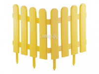 Фото Забор декоративный Palisad Классика 29x224cm Yellow 65002
