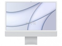 Фото APPLE iMac 24 Retina 4.5K (2021) Silver (Apple M1/8192Mb/512Gb/Wi-Fi/Bluetooth/Cam/24/4880x2520/Mac OS)