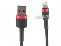 Фото Baseus Cafule Cable USB - Lightning 2A 3m Red-Black CALKLF-R91