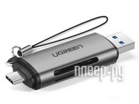 Фото Карт-ридер Ugreen USB Type-C + USB-A 3.0 для TF/SD 50706