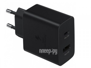 Фото Samsung EP-TA220 USB Type-C + USB-A 35W 3A Black