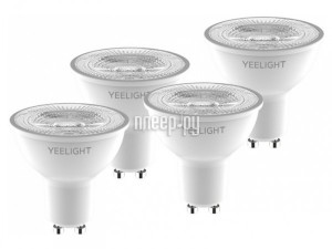 Фото Yeelight LED Smart Bulb W1 Dimmable GU10 4шт YLDP004