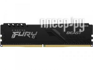 Фото Kingston Fury Black DDR4 DIMM 3600Mhz PC28800 CL18 - 16Gb KF436C18BB/16