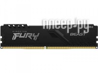 Фото Kingston Fury Black DDR4 DIMM 3600Mhz PC28800 CL18 - 16Gb KF436C18BB/16