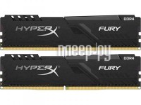 Фото Kingston Fury Black DDR4 DIMM 3733Mhz PC29800 CL19 - 16Gb Kit (2x8Gb) KF437C19BBK2/16