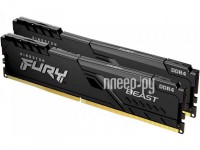 Фото Kingston Fury Beast Black DDR4 DIMM 3600Mhz PC28800 CL18 - 32Gb Kit (2x16Gb) KF436C18BBK2/32