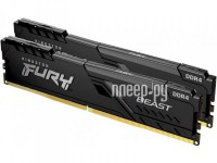 Фото Kingston Fury Beast Black DDR4 DIMM 3600Mhz PC28800 CL18 - 64Gb Kit (2x32Gb) KF436C18BBK2/64