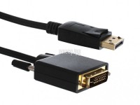 Фото Vcom DisplayPort/M - DVI/M 1.8m CG606-1.8M