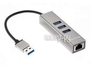 Фото Хаб USB Telecom USB 3.0 - 3xUSB 3.0 + RJ45 TA311U