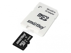 Фото 128Gb - SmartBuy MicroSDXC Class10 Pro U3 SB128GBSDCL10U3-01 (Оригинальная!)