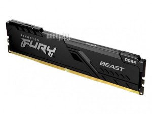 Фото Kingston Fury Beast Black DDR4 DIMM 3200Mhz PC25600 CL16 - 16Gb KF432C16BB/16