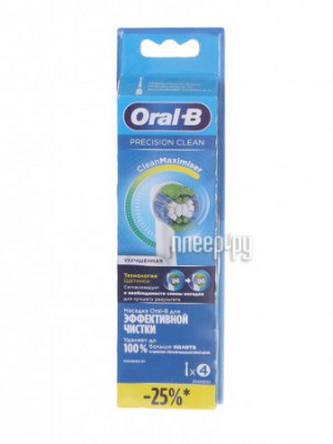 Фото Сменные насадки Braun Oral-B Precision Clean CleanMaximiser 4шт 4210201360704