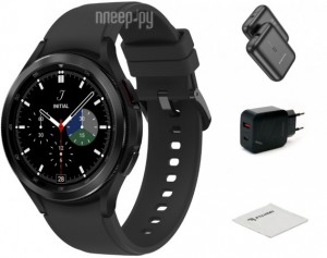Фото Samsung Galaxy Watch 4 Classic 46mm Black SM-R890NZKA Выгодный набор + подарок серт. 200Р!!!