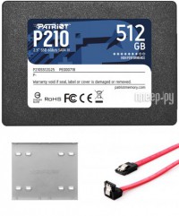 Фото Patriot Memory P210 512Gb P210S512G25 Выгодный набор + подарок серт. 200Р!!!