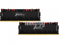 Фото Kingston Fury Renegade RGB DDR4 DIMM 3200MHz PC-25600 CL16 - 16Gb Kit (2x8Gb) KF432C16RBAK2/16