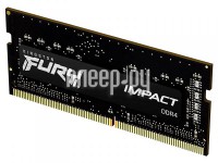 Фото Kingston Fury Impact Black DDR4 SODIMM 2666MHz PC-21300 CL15 - 8Gb KF426S15IB/8