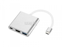 Фото Адаптер Vbparts для APPLE MacBook Multiport Type-C - USB/HDMI/Type-C Silver 057511