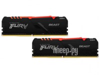 Фото Kingston Fury DDR4 DIMM 2666MHz PC-21300 CL16 - 32Gb Kit (2x16Gb) KF426C16BB1AK2/32