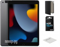 Фото APPLE iPad 10.2 (2021) Wi-Fi + Cellular 64Gb Space Grey Выгодный набор + подарок серт. 200Р!!!