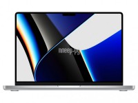 Фото APPLE MacBook Pro 14 (2021) (Английская раскладка клавиатуры) Silver MKGT3 (Apple M1 Pro with 10-core CPU and 16-core GPU/16384Mb/1Tb/Wi-Fi/Bluetooth/Cam/14.2/3024x1964/macOS)