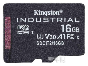 Фото 16Gb - Kingston Micro Secure Digital HC UHS-I Class 3 SDCIT2/16GBSP (Оригинальная!)