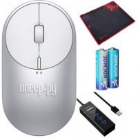 Фото Xiaomi Mi Portable Mouse 2 Silver BXSBMW02 Выгодный набор + подарок серт. 200Р!!!