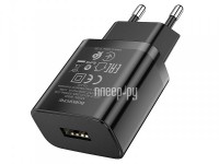 Фото Borofone BA52A Gamble 1xUSB 2.1А Black 6931474737304