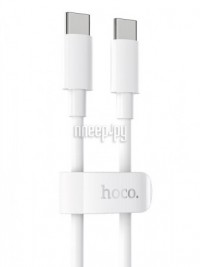Фото Hoco X51 High-Power USB-C - Type-C QC 3.0 PD 100W 2m White 6931474734761