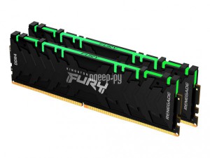 Фото Kingston Fury Renegade RGB DDR4 DIMM 3600Mhz PC28800 CL16 - 16Gb Kit (2x8Gb) KF436C16RBAK2/16