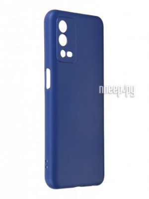 Фото Чехол DF для Oppo A55 4G Silicone Blue oOriginal-15