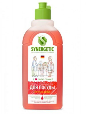 Фото Средство для мытья посуды Synergetic Арбуз 500ml 4623722258281