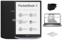 Фото PocketBook X Metallic Grey PB1040-J-RU Выгодный набор + подарок серт. 200Р!!!