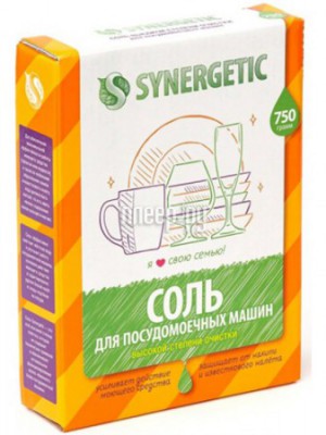 Фото Соль для посудомоечных машин Synergetic 750g 4607971450566