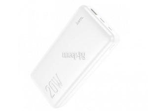 Фото Hoco Power Bank J87A 20000mAh 2xUSB PD 20W + QC 3.0 White 6931474761040