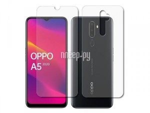 Фото Гидрогелевая пленка LuxCase для Oppo A5 2020 0.14mm Front and Back Transparent 86975