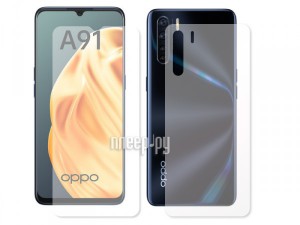 Фото Гидрогелевая пленка LuxCase для Oppo A91 0.14mm Front and Back Transparent 86971