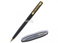 Фото Ручка шариковая Brauberg Maestro корпус Black-Gold, стержень Blue 143470