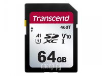 Фото 64Gb - Transcend 460T Micro Secure Digital XC UHS-I TS64GSDC460T