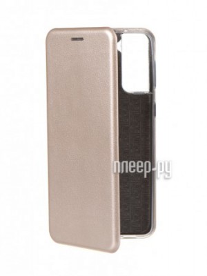 Фото Чехол Innovation для Samsung Galaxy S21 Plus Book Gold 19665