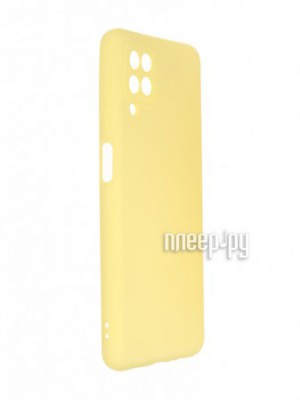 Фото Чехол Innovation для Samsung Galaxy A12 Soft Inside Yellow 19722