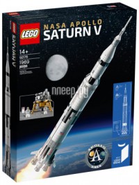 Фото Lego Ideas Ракетно-космическая система НАСА Сатурн-5-Аполлон 1969 дет. 92176