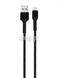 Фото Exployd Flow USB - Lightning 2.4 1m Nylon Black EX-K-1267