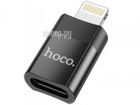 Фото Hoco UA17 Lightning 8-pin Type-C USB Black 6931474761996