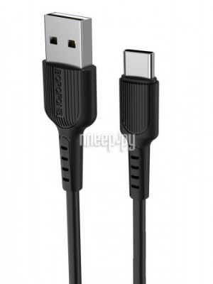 Фото Borofone BX16 Easy USB - Type-C 1m Black 6957531099475