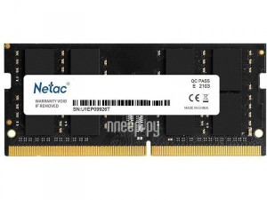 Фото Netac DDR4 SO-DIMM 2666Mhz PC21300 CL19 - 16Gb NTBSD4N26SP-16