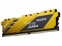 Фото Netac Shadow DDR4 DIMM 3200Mhz PC25600 CL16 - 8Gb Yellow NTSDD4P32SP-08Y