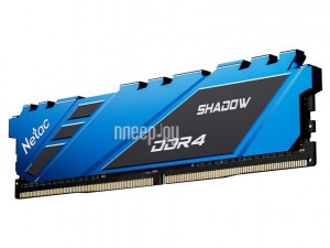 Фото Netac Shadow DDR4 DIMM 3200Mhz PC25600 CL16 - 16Gb Blue NTSDD4P32SP-16B