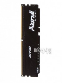 Фото Kingston Fury Beast DDR5 DIMM PC-44800 5600MHz CL40 - 16Gb KF556C40BB-16