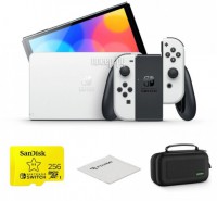 Фото Nintendo Switch Oled White Выгодный набор + подарок серт. 200Р!!!